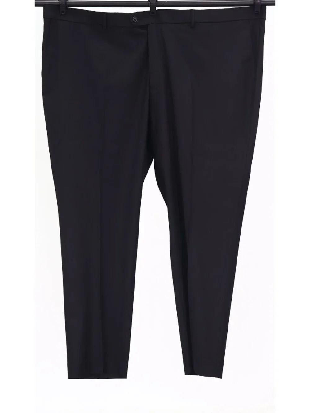 Alain Dupetit 58R 54x31 Black Full Suit 2-Button Solid R939